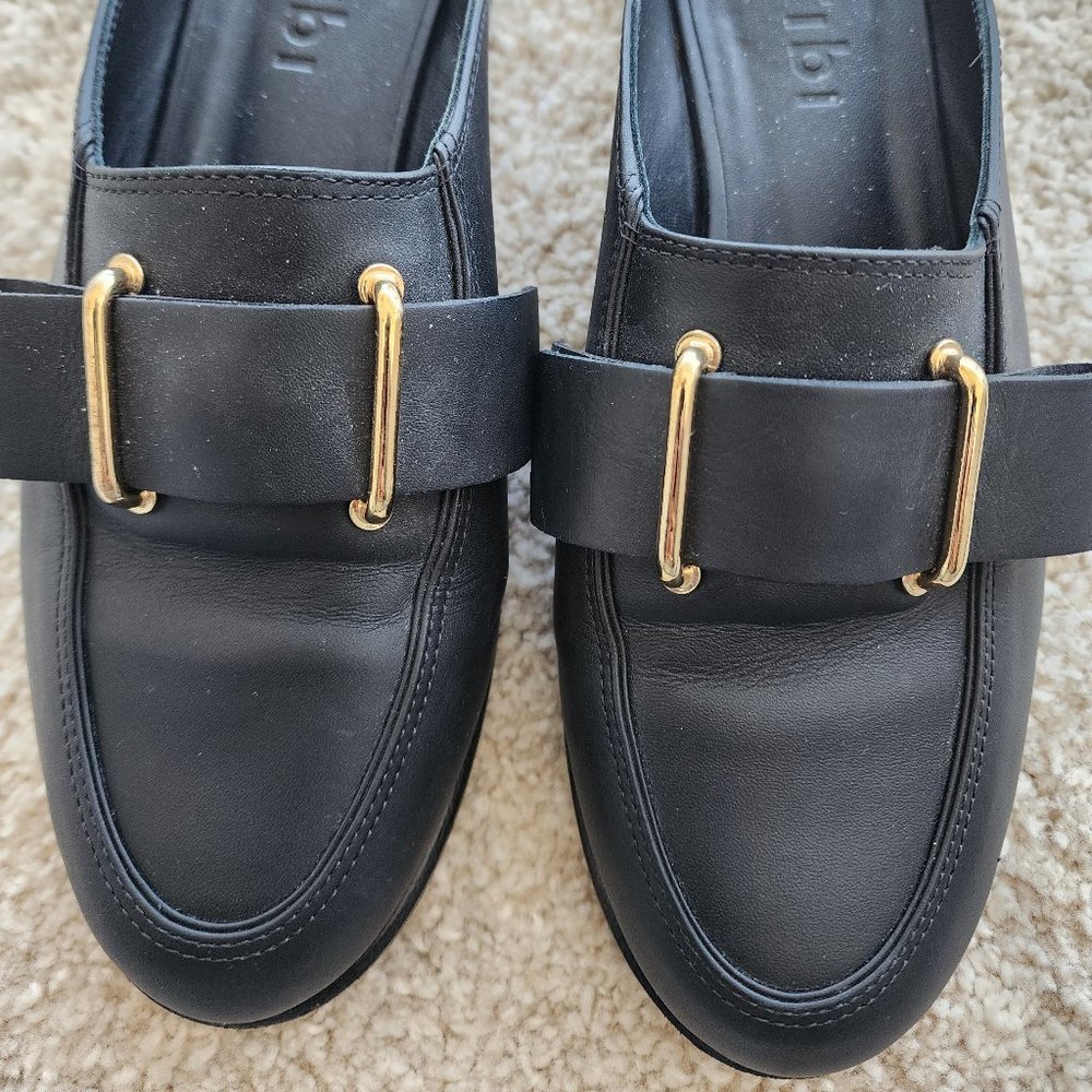 Tibi Black Morris slides 36.5